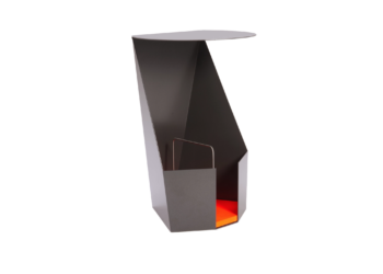 PATO Beistelltisch (leuchtorange)