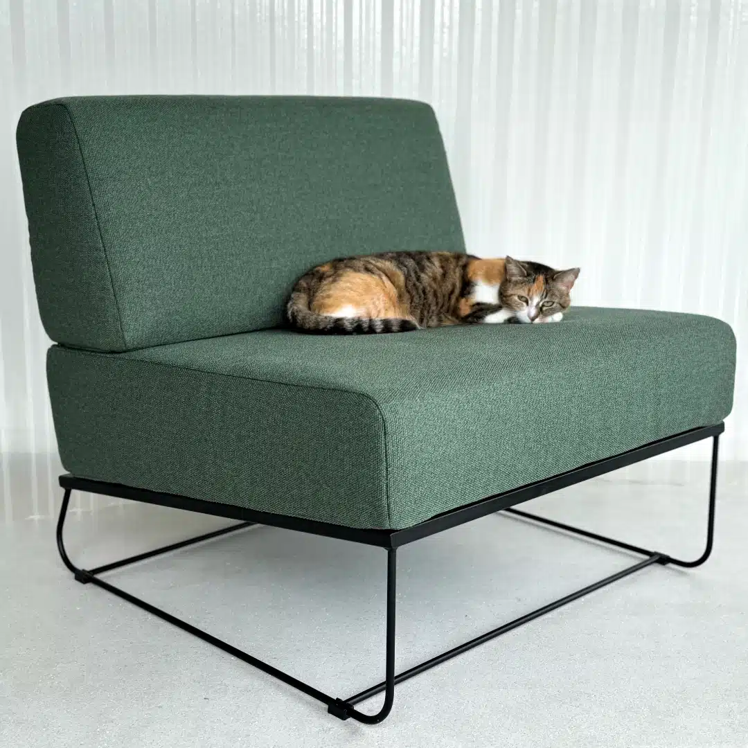 Aksel palmengrün Loungesessel Outdoor